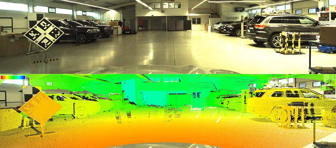 Calibration between LiDAR and camera: 5D data generation through sensor fusion