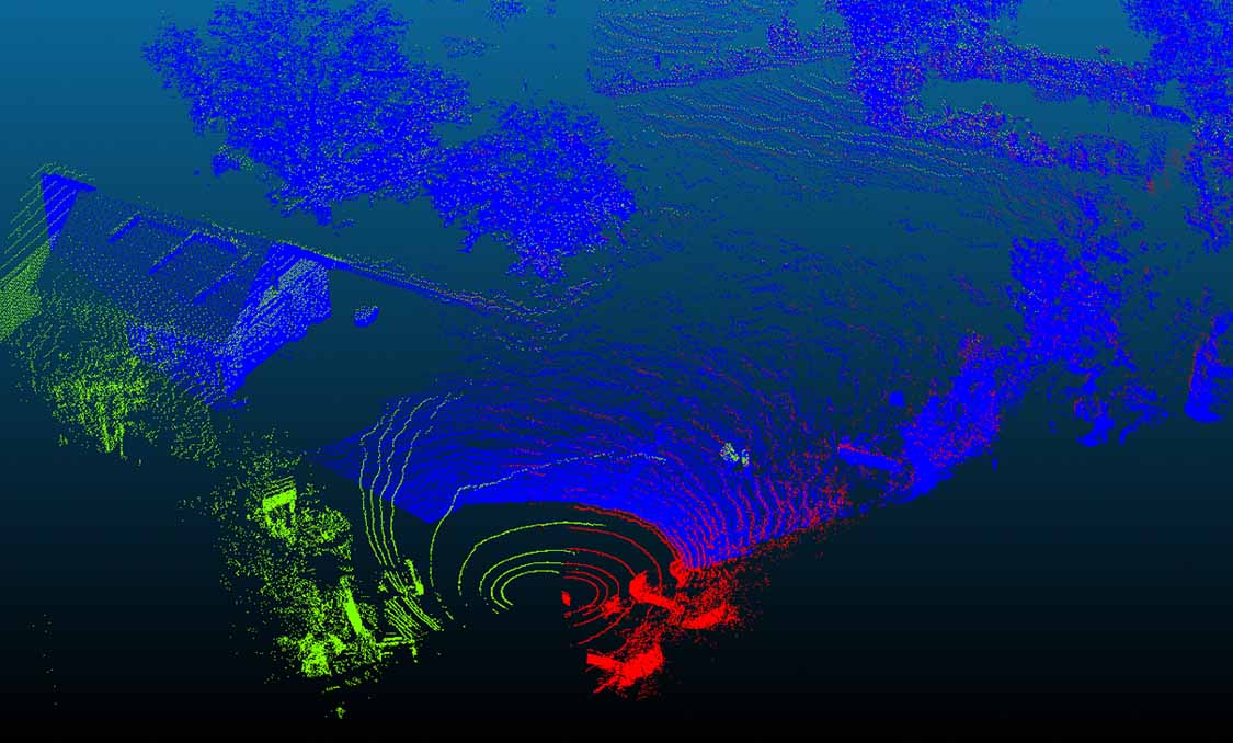 Multi-sensor-calibration of LiDAR sensors enables a wider field of view and higher data density